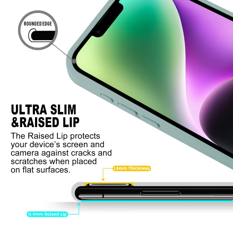 For iPhone 15 GOOSPERY SILICONE Silky Soft TPU Phone Case(Light Green) - HoMEdemic™ 