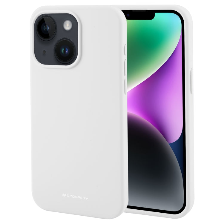 For iPhone 15 GOOSPERY SILICONE Silky Soft TPU Phone Case(White) - HoMEdemic™ 