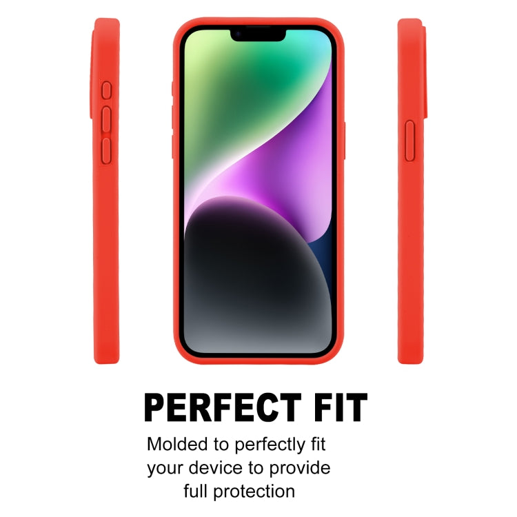 For iPhone 15 GOOSPERY SILICONE Silky Soft TPU Phone Case(Red) - HoMEdemic™ 