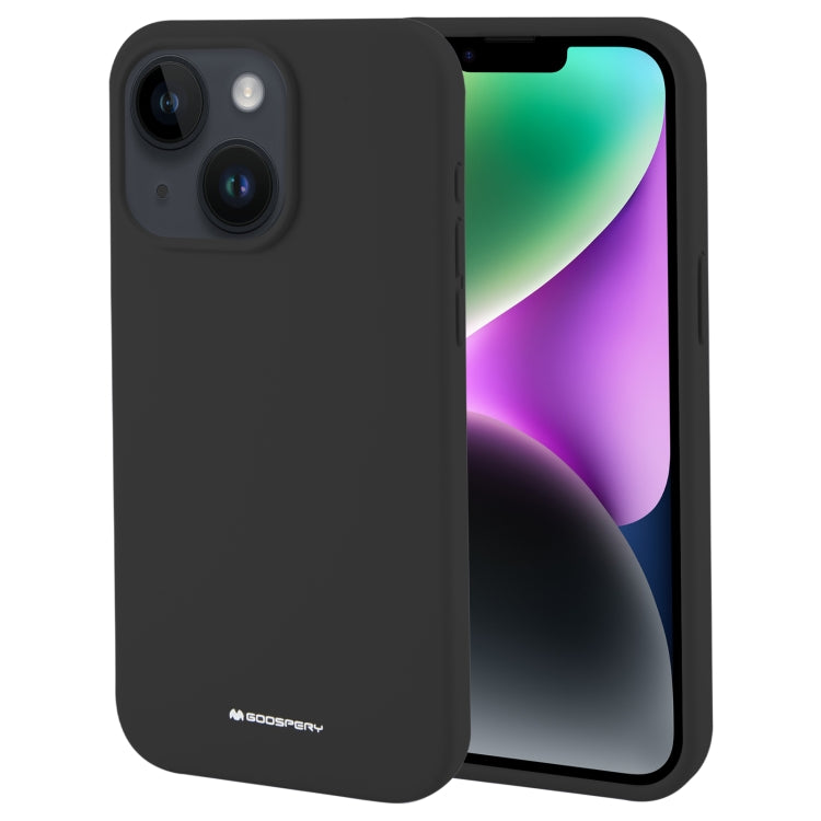 For iPhone 15 GOOSPERY SILICONE Silky Soft TPU Phone Case(Black) - HoMEdemic™ 