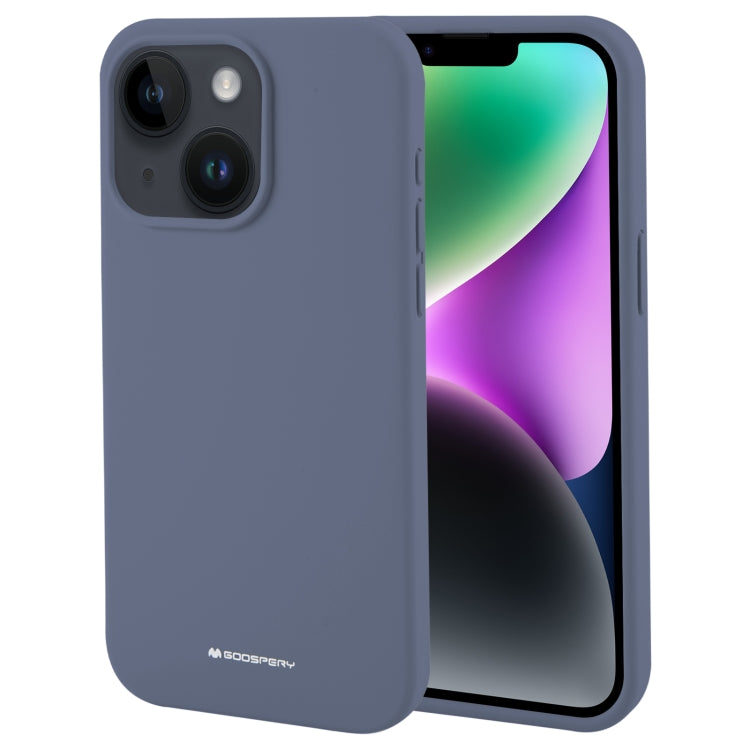 For iPhone 15 GOOSPERY SILICONE Silky Soft TPU Phone Case(Blue) - HoMEdemic™ 