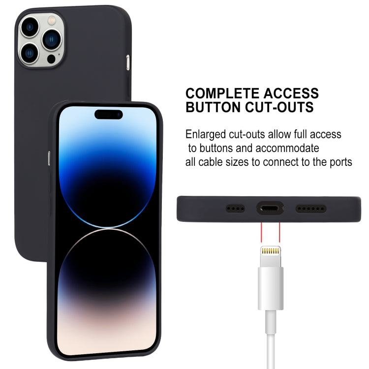 For iPhone 15 Pro Max GOOSPERY SOFT FEELING Liquid TPU Soft Phone Case(Black) - HoMEdemic™ 