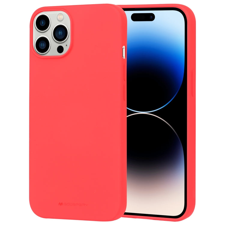 For iPhone 15 Pro Max GOOSPERY SOFT FEELING Liquid TPU Soft Phone Case(Red) - HoMEdemic™ 