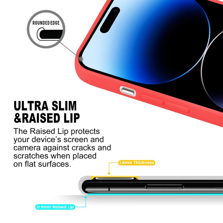 For iPhone 15 Pro Max GOOSPERY SOFT FEELING Liquid TPU Soft Phone Case(Red) - HoMEdemic™ 