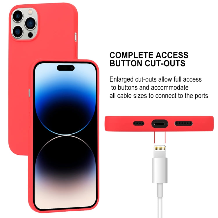For iPhone 15 Pro Max GOOSPERY SOFT FEELING Liquid TPU Soft Phone Case(Red) - HoMEdemic™ 