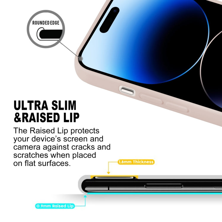 For iPhone 15 Pro Max GOOSPERY SOFT FEELING Liquid TPU Soft Phone Case(Apricot) - HoMEdemic™ 