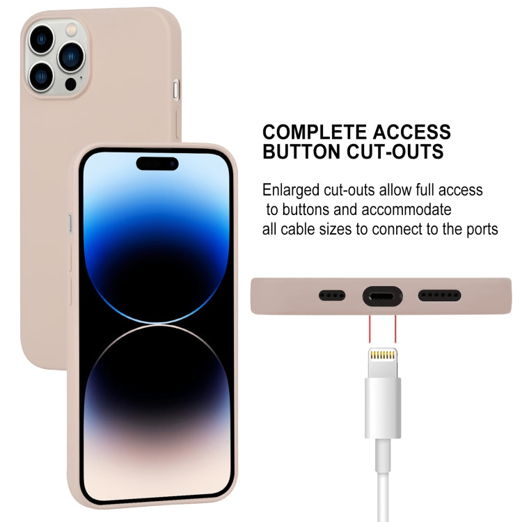 For iPhone 15 Pro Max GOOSPERY SOFT FEELING Liquid TPU Soft Phone Case(Apricot) - HoMEdemic™ 