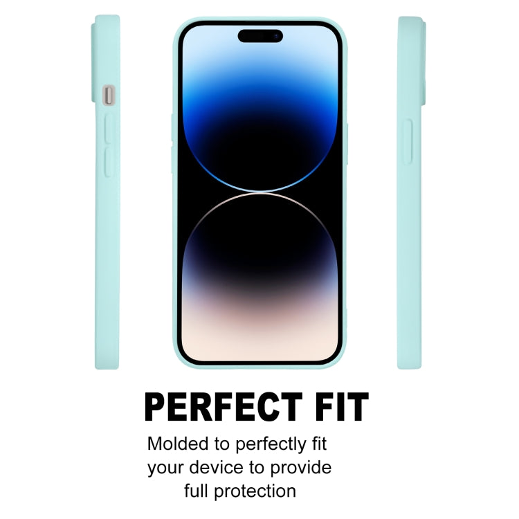 For iPhone 15 Pro Max GOOSPERY SOFT FEELING Liquid TPU Soft Phone Case(Mint Green) - HoMEdemic™ 