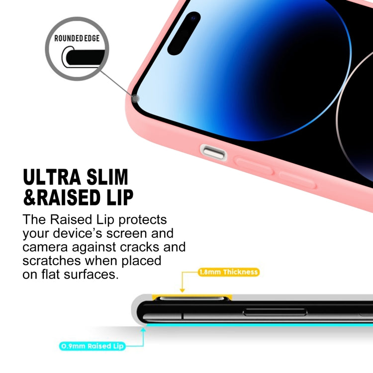 For iPhone 15 Pro Max GOOSPERY SOFT FEELING Liquid TPU Soft Phone Case(Pink) - HoMEdemic™ 