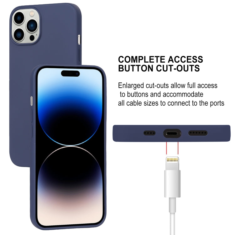 For iPhone 15 Pro Max GOOSPERY SOFT FEELING Liquid TPU Soft Phone Case(Dark Blue) - HoMEdemic™ 