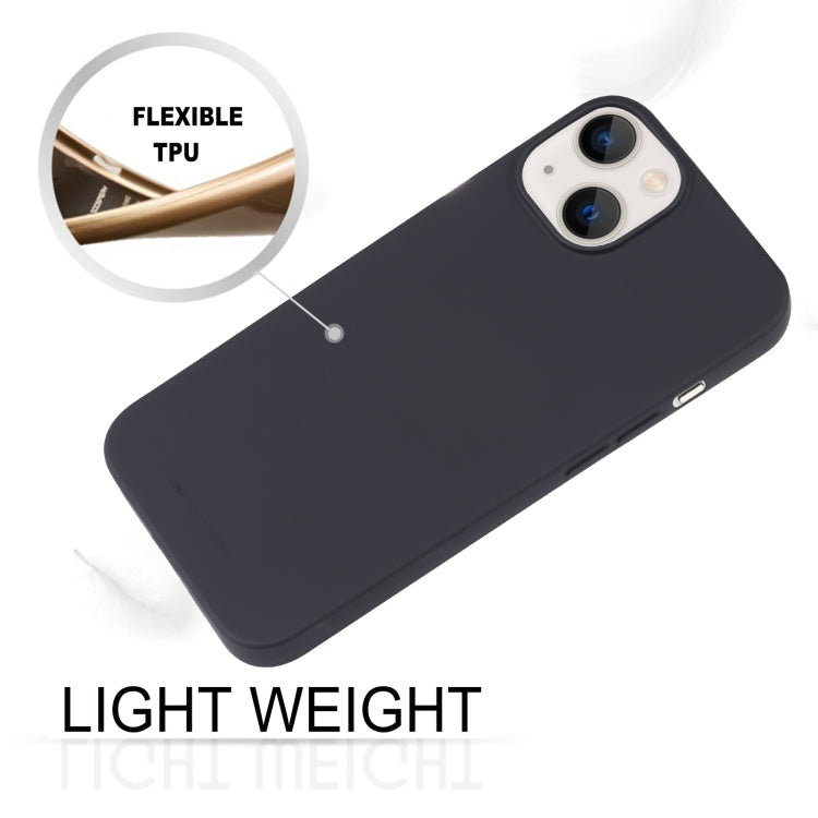 For iPhone 15 Plus GOOSPERY SOFT FEELING Liquid TPU Soft Phone Case(Black) - HoMEdemic™ 