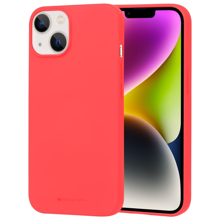 For iPhone 15 GOOSPERY SOFT FEELING Liquid TPU Soft Phone Case(Red) - HoMEdemic™ 