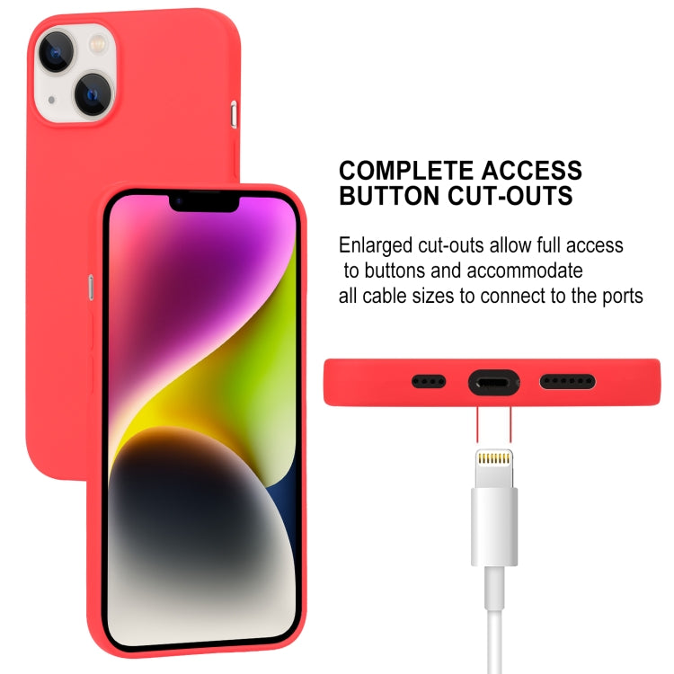 For iPhone 15 GOOSPERY SOFT FEELING Liquid TPU Soft Phone Case(Red) - HoMEdemic™ 