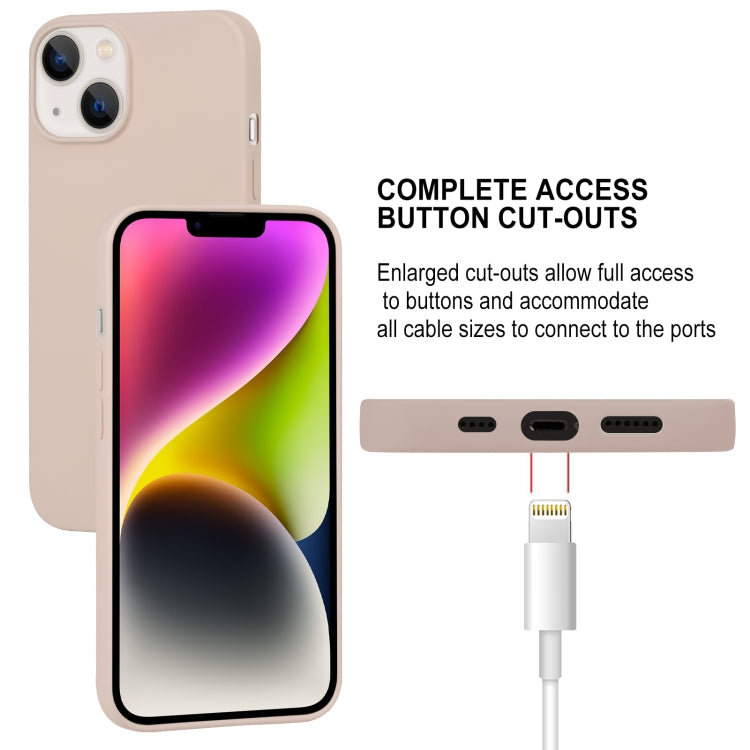 For iPhone 15 GOOSPERY SOFT FEELING Liquid TPU Soft Phone Case(Apricot) - HoMEdemic™ 