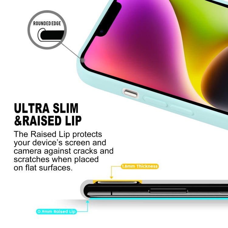 For iPhone 15 GOOSPERY SOFT FEELING Liquid TPU Soft Phone Case(Mint Green) - HoMEdemic™ 