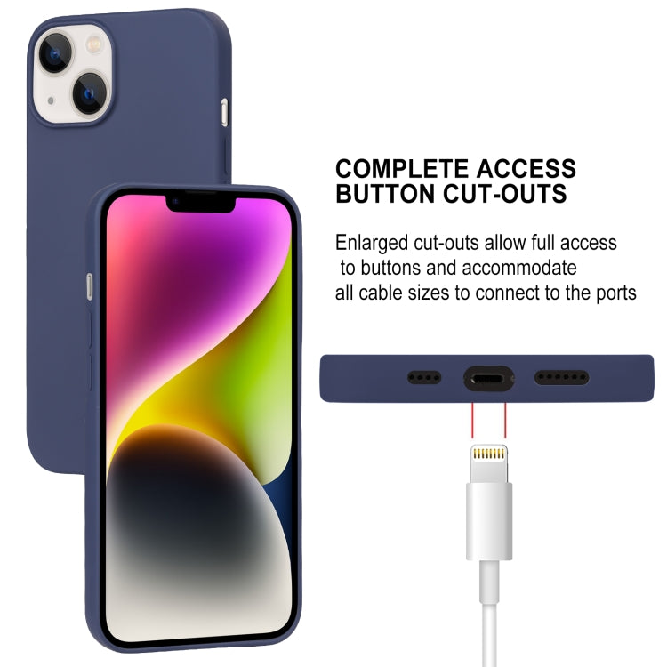 For iPhone 15 GOOSPERY SOFT FEELING Liquid TPU Soft Phone Case(Dark Blue) - HoMEdemic™ 