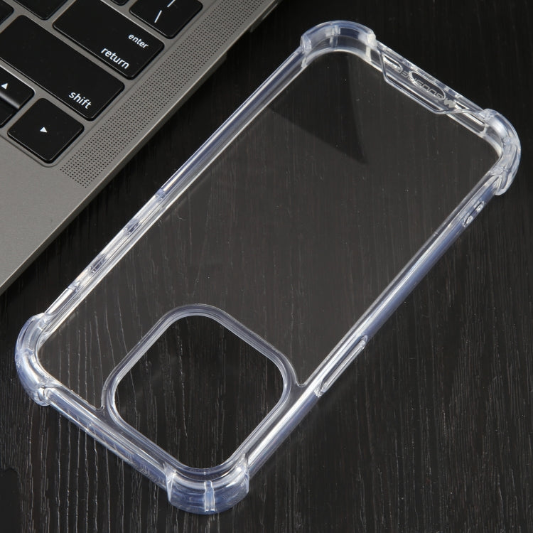 For iPhone 15 Pro MERCURY GOOSPERY SUPER Four-Corner Shockproof TPU Phone Case(Transparent) - HoMEdemic™ 
