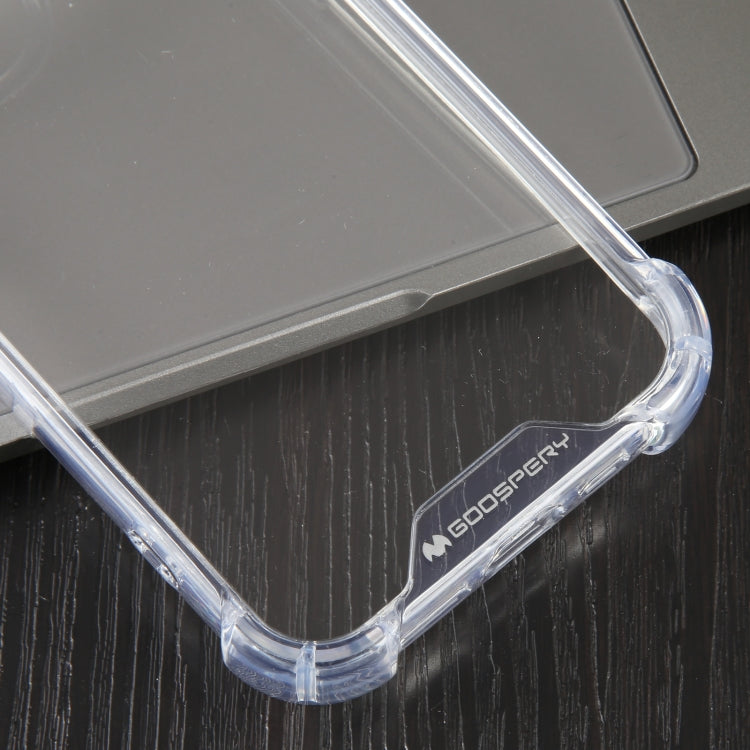 For iPhone 15 Pro MERCURY GOOSPERY SUPER Four-Corner Shockproof TPU Phone Case(Transparent) - HoMEdemic™ 
