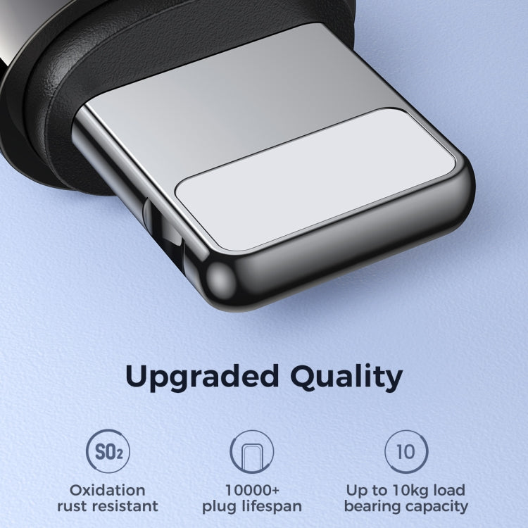 JOYROOM SA31-AL3 3A USB to 8 Pin Fast Charge Data Cable, Length: 1.2m(Black) - HoMEdemic™ 