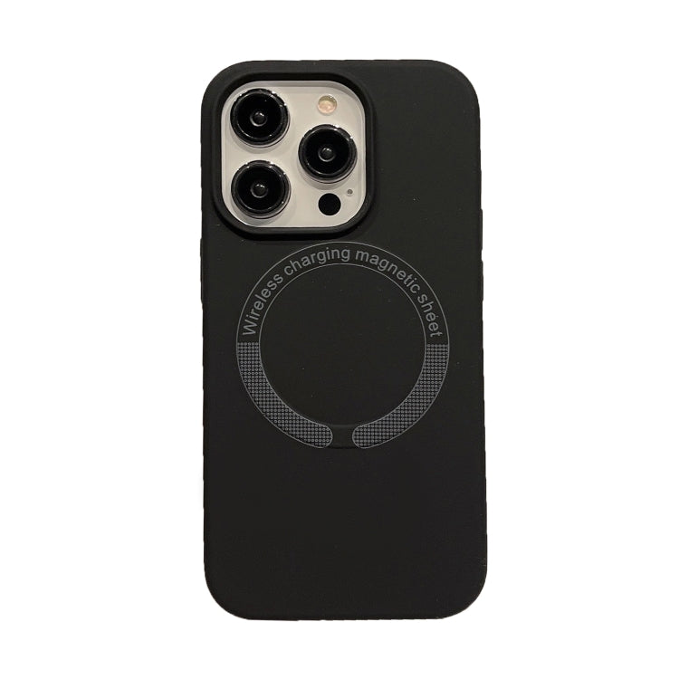 For iPhone 15 Pro Max Magsafe Magnetic Silicone Phone Case(Black) - HoMEdemic™ 