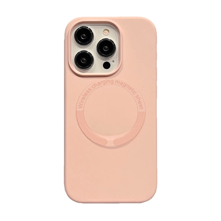 For iPhone 15 Pro Magsafe Magnetic Silicone Phone Case(Pink) - HoMEdemic™ 