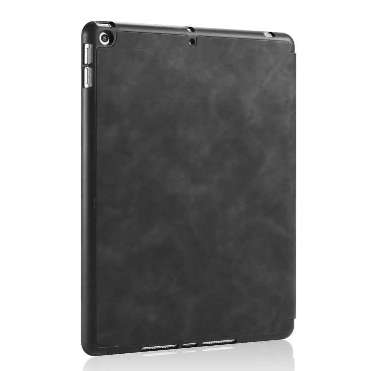 For iPad 10.2 2021 / 2020 / 2019 DG.MING See Series Horizontal Flip Leather Case with Holder & Pen Holder(Black) - HoMEdemic™ 