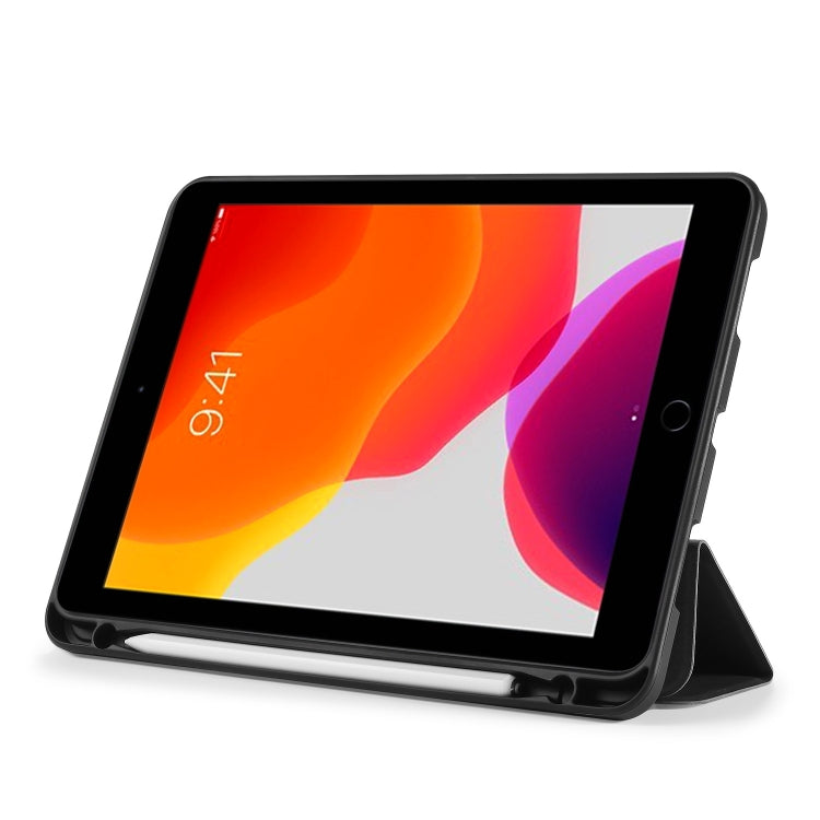 For iPad 10.2 2021 / 2020 / 2019 DG.MING See Series Horizontal Flip Leather Case with Holder & Pen Holder(Black) - HoMEdemic™ 