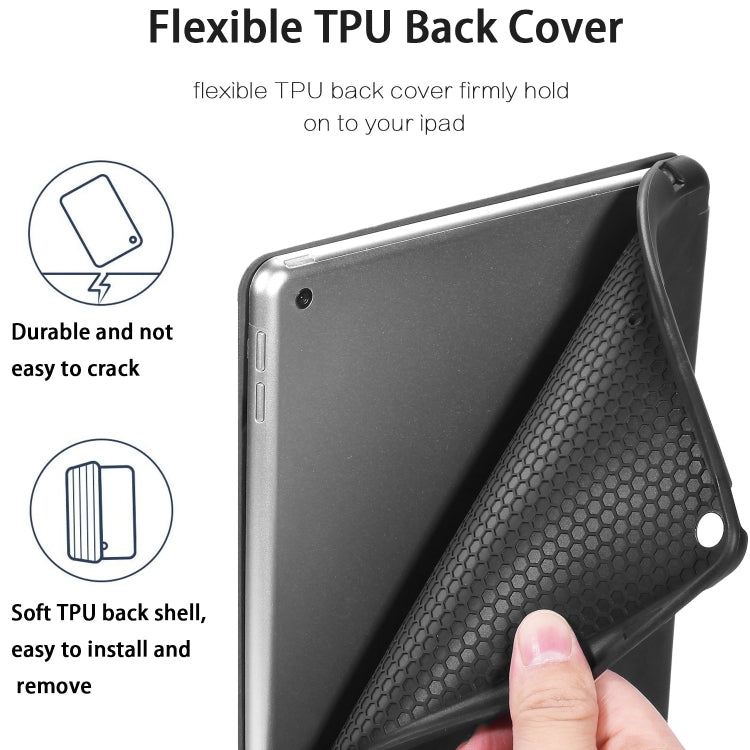 For iPad 10.2 2021 / 2020 / 2019 DG.MING See Series Horizontal Flip Leather Case with Holder & Pen Holder(Black) - HoMEdemic™ 