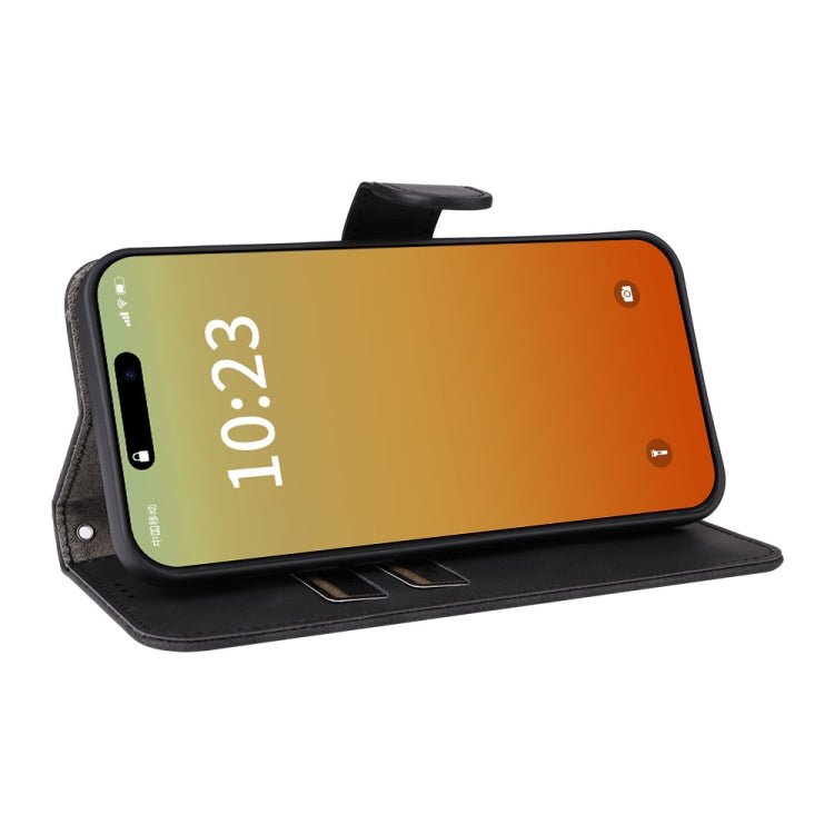 For iPhone 15 Pro Max Skin Feel Magnetic Flip Leather Phone Case(Black) - HoMEdemic™ 