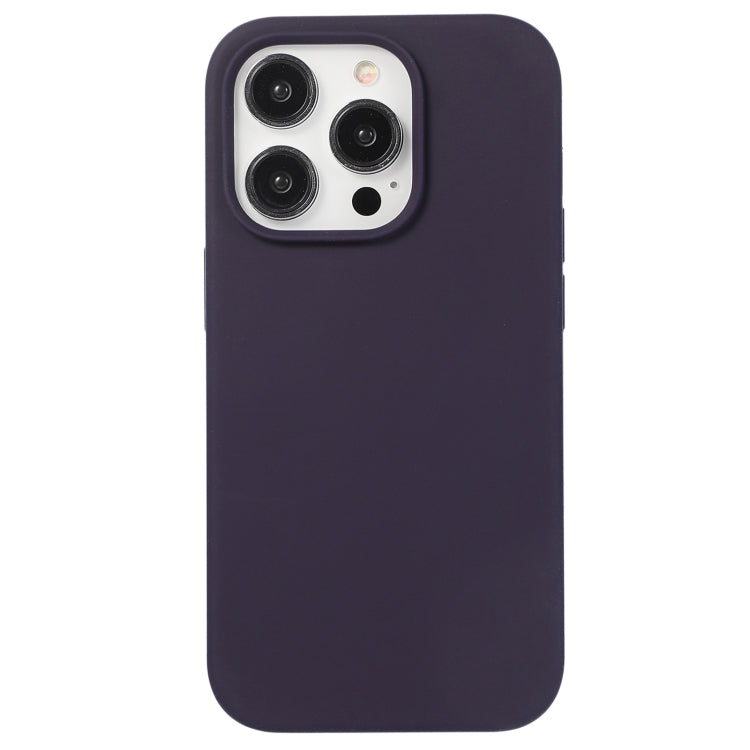 For iPhone 15 Pro Liquid Silicone Phone Case(Berry Purple) - HoMEdemic™ 