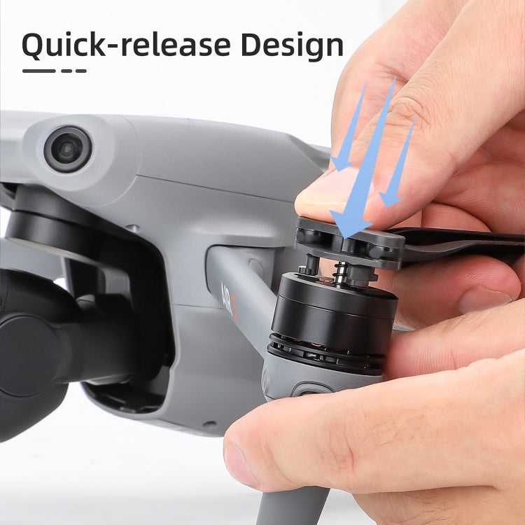 For DJI Air 3 8747F Low Noise Quick-release Propellers, Style:1 Pair Silver Tip - HoMEdemic™ 