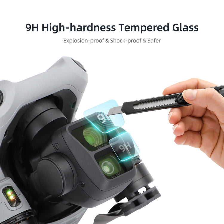For DJI Air 3 Sunnylife Lens Protector Tempered Glass Combo Protective Films, Quantity:2 Sets - HoMEdemic™ 