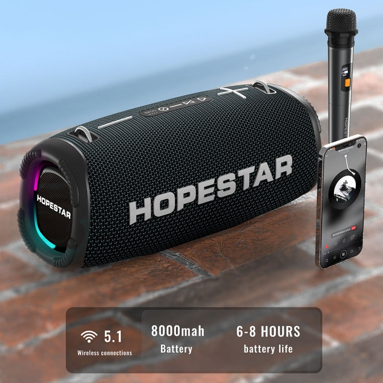 HOPESTAR A6 Max IPX6 Waterproof Outdoor Portable Bluetooth Speaker(Blue) - HoMEdemic™ 