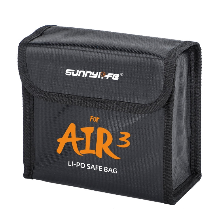 For DJI Air 3 Sunnylife Battery Explosion-proof Safe Bag Protective Li-Po Safe Bag For 3pcs Batteries - HoMEdemic™ 