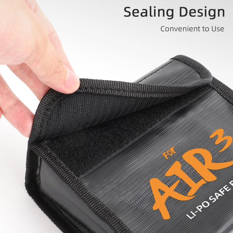 For DJI Air 3 Sunnylife Battery Explosion-proof Safe Bag Protective Li-Po Safe Bag For 3pcs Batteries - HoMEdemic™ 