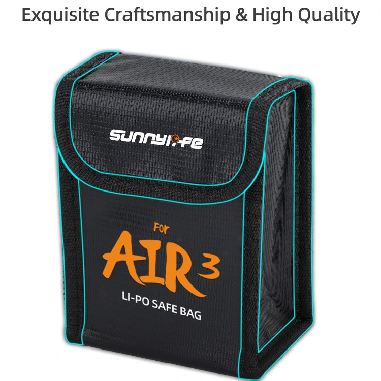 For DJI Air 3 Sunnylife Battery Explosion-proof Safe Bag Protective Li-Po Safe Bag For 3pcs Batteries - HoMEdemic™ 