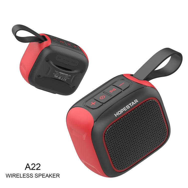 HOPESTAR A22 IPX6 Waterproof Portable Bluetooth Speaker Outdoor Subwoofer(Blue Red) - HoMEdemic™ 