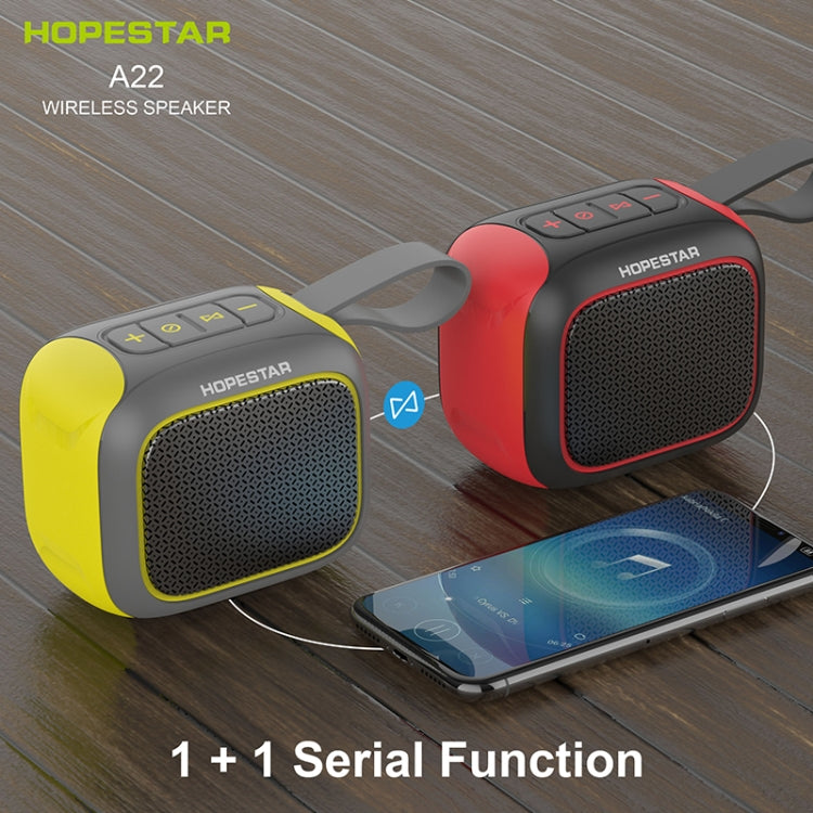 HOPESTAR A22 IPX6 Waterproof Portable Bluetooth Speaker Outdoor Subwoofer(Blue Red) - HoMEdemic™ 