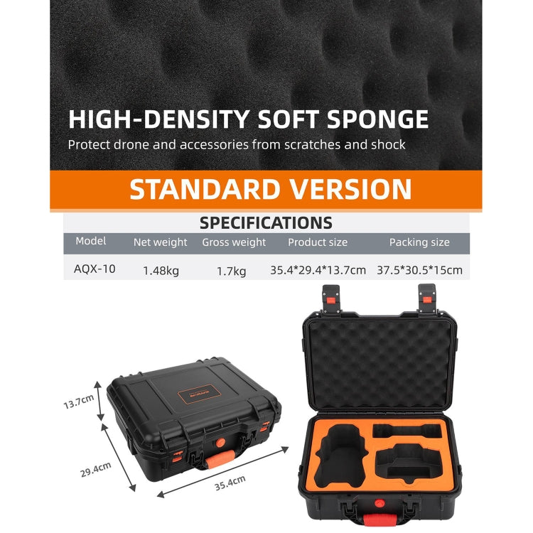 For DJI Air 3 Sunnylife Safety Carrying Case Large Capacity Waterproof Shock-proof Hard Travel Case Standard Version - HoMEdemic™ 