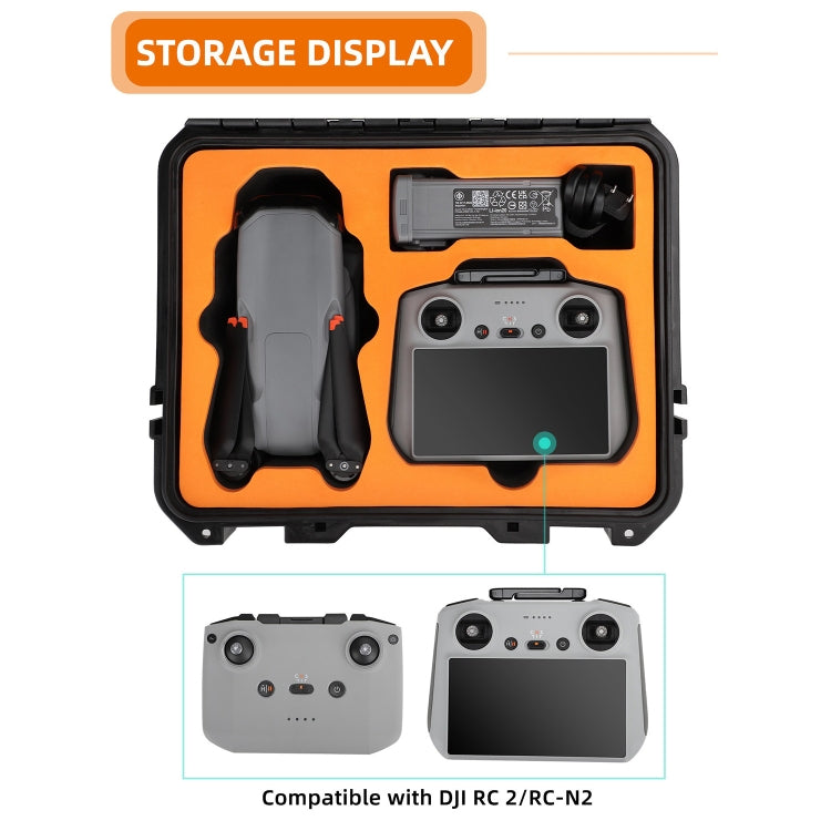 For DJI Air 3 Sunnylife Safety Carrying Case Large Capacity Waterproof Shock-proof Hard Travel Case Standard Version - HoMEdemic™ 