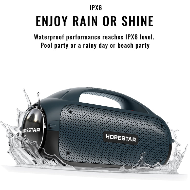 HOPESTAR A50 80W IPX6 Waterproof Portable Bluetooth Speaker Outdoor Subwoofer(Grey) - HoMEdemic™ 