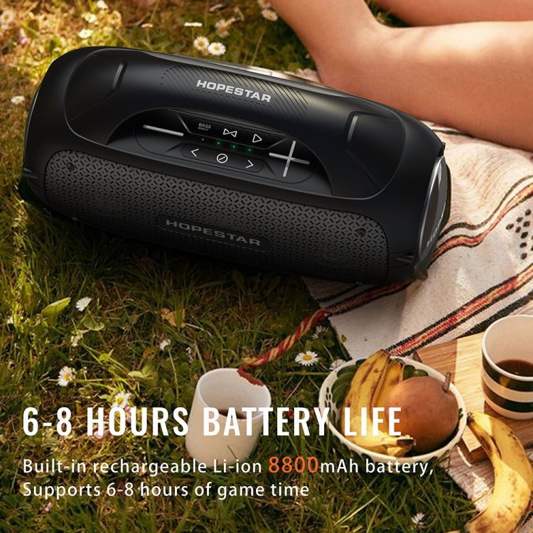 HOPESTAR A50 80W IPX6 Waterproof Portable Bluetooth Speaker Outdoor Subwoofer(Army Green) - HoMEdemic™ 