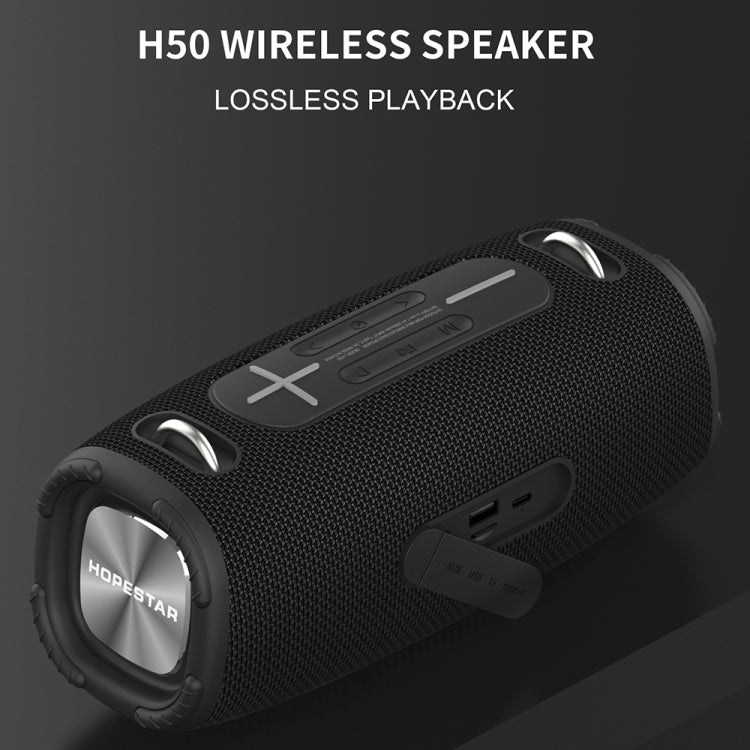 HOPESTAR H50 lPX6 Waterproof Portable Wireless Bluetooth Speaker(Red) - HoMEdemic™ 