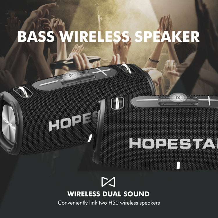 HOPESTAR H50 lPX6 Waterproof Portable Wireless Bluetooth Speaker(Red) - HoMEdemic™ 