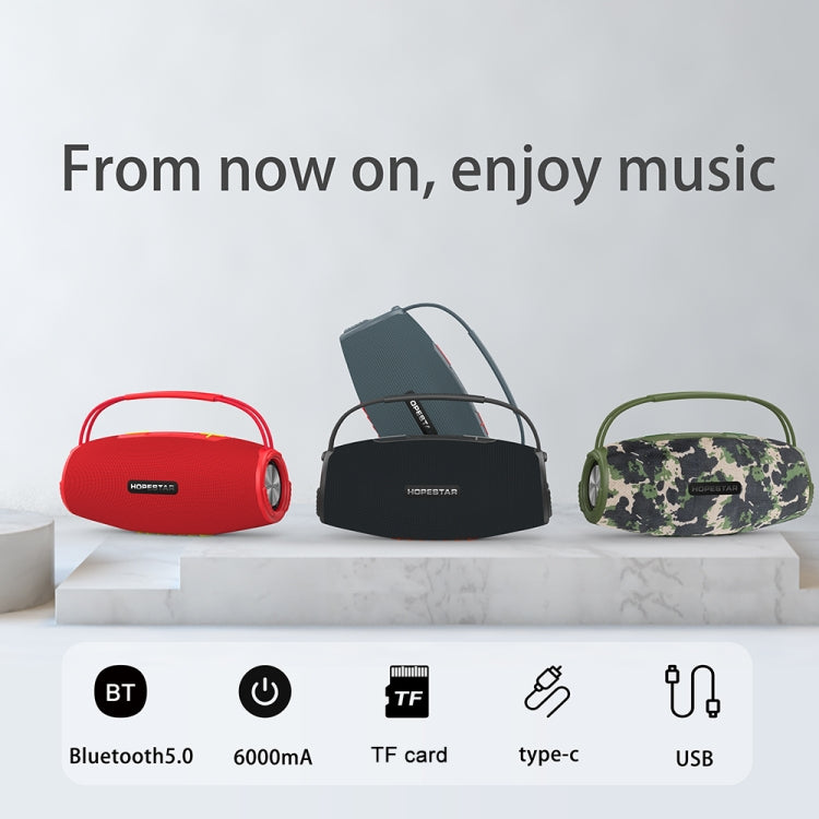 HOPESTAR H51 IPX6 Waterproof Outdoor Portable Wireless Bluetooth Speaker(Camouflage) - HoMEdemic™ 