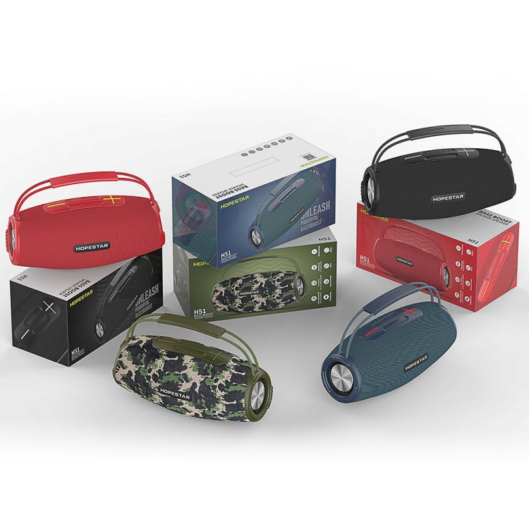 HOPESTAR H51 IPX6 Waterproof Outdoor Portable Wireless Bluetooth Speaker(Red) - HoMEdemic™ 