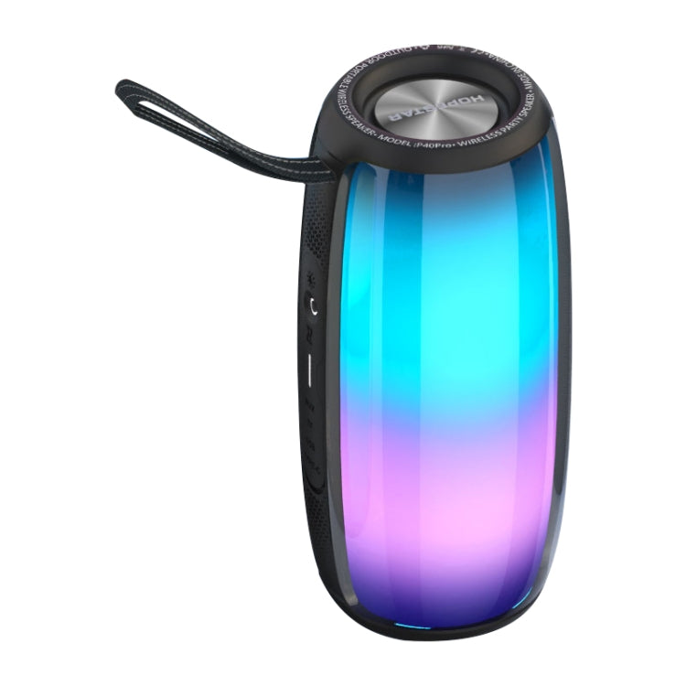 HOPESTAR P40 Pro IPX6 Waterproof RGB Light Wireless Bluetooth Speaker(Black) - HoMEdemic™ 