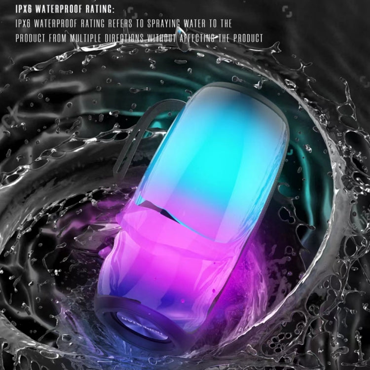 HOPESTAR P40 Pro IPX6 Waterproof RGB Light Wireless Bluetooth Speaker(Grey) - HoMEdemic™ 