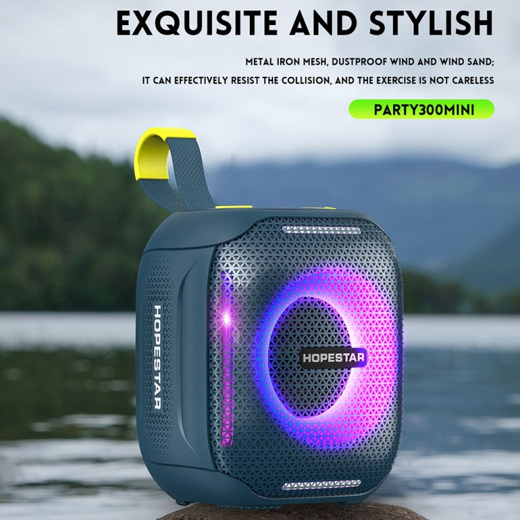 HOPESTAR Party 300mini IPX5 Waterproof Portable Bluetooth Speaker 360 Degree Stereo Outdoor Speaker(Black) - HoMEdemic™ 