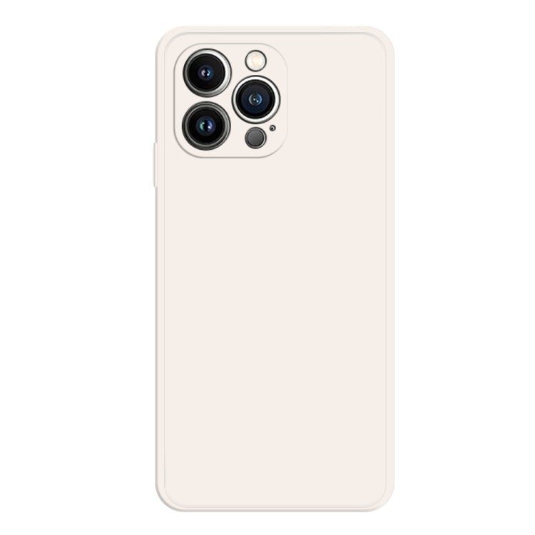 For iPhone 15 Pro Max Imitation Liquid Silicone Phone Case(White) - HoMEdemic™ 